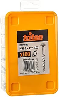 Triton P/HC 8 x 1-1/2" 100pk Zinc Pocket-Hole Screws Washer Head Coarse