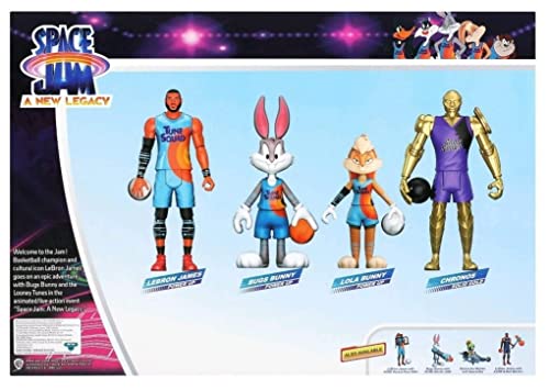 Space Jam A New Legacy Elite Tune Squad - Includes Lebron James, Buggs Bunny, Lola Bunny, And Special Edition Chronos #TOP2