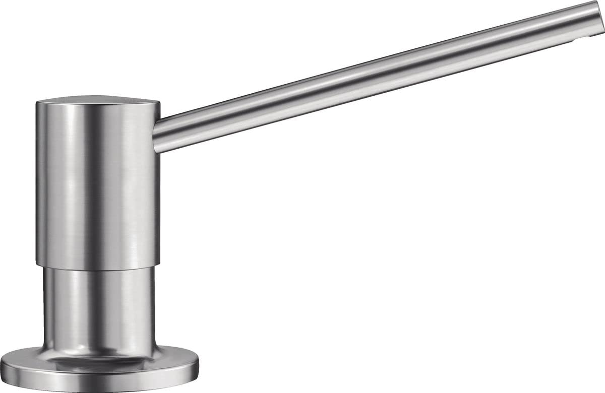 BLANCO TORRE Dispenser per detersivo in acciaio inox spazzolato