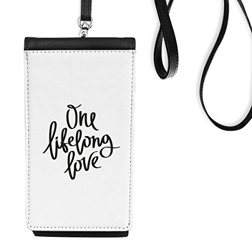 Porte-monnaie téléphone noir en faux cuir romantique pour vos sorties et balades urbaines