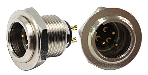 Adaptadores Mini XLR 3 Pin Macho 2 Unidades miniatura 1