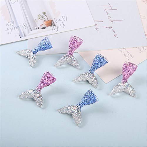 Booluee 12 Pieces Decorative Pushpins Mermaid Push Pins Thumb Tacks