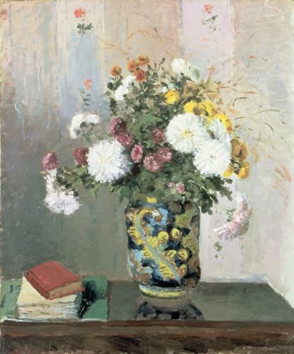 Tableau Bouquet de fleurs Pissarro 60x90cm pour salon