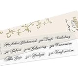 Zwischen 3,5 und 7 cm Breite Clear-Stamp-Set Stempel-Gummi Karten-Kunst - Texte-Kombinationen