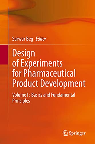 Buy Design of Experiments for Pharmaceutical Product Development — BookShops.in