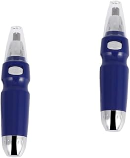 FRCOLOR 2Pcs Aparador Elétrico De Pêlos Do Nariz Aparador De Pêlos Do Nariz Barbeador Depilação Nasal Barbeador Elétrico Barbeador Elétrico Navalha Elétrica Dispositivo De Barbear De