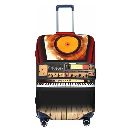 Housse de protection pour valise XL noire lavable élastique de 53,3 à 81,3 cm