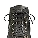 Red Wing Shoes 48-inch Flat Waxed Lace, Cotton Replacement Laces (sold in pairs), Black