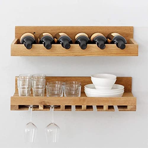 Soporte para botellas de vino de madera natural RUVOO miniatura 5