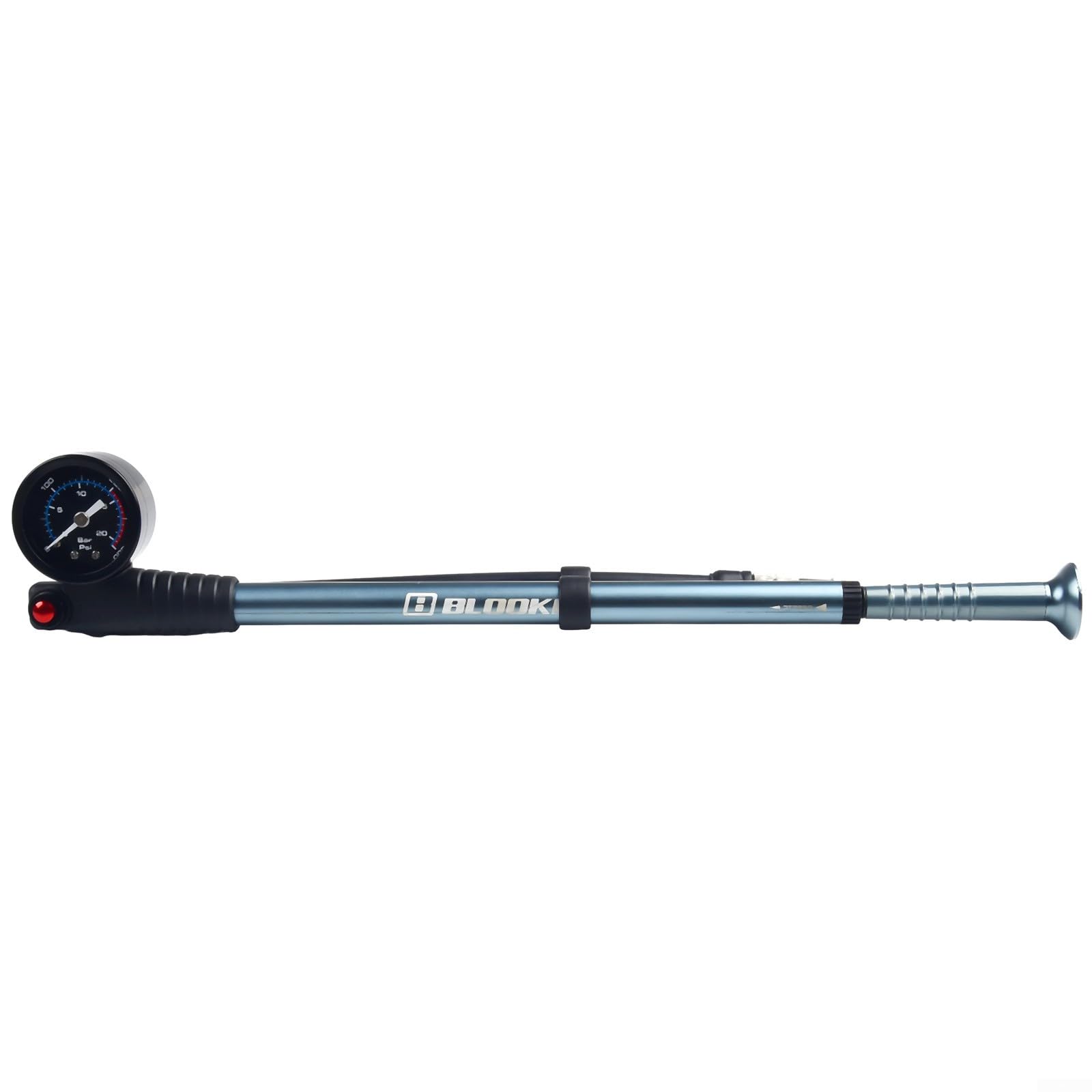 Pompe de suspension pour vélo, gonfleur haute pression 300 PSI pour VTT, descente, fourche à air, amortisseur, avec soupape de décharge de pression et double tête