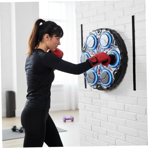 Machine de boxe musicale interactive Jorzer réglable en hauteur