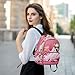 YETTASBIN Fashion Quilted Mini Backpack for Women & Girls - Dog Lightweight Casual Travel Daypack, M(14L)