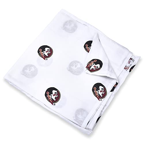 Image of Three Little Anchors Florida State University Muslin Swaddle Blanket 47x47in