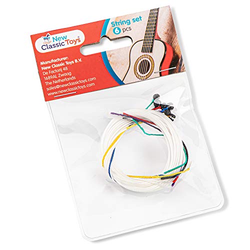 New Classic Toys 10332 Komplettes Set mit 6 Nylon-Gitarrensaiten
