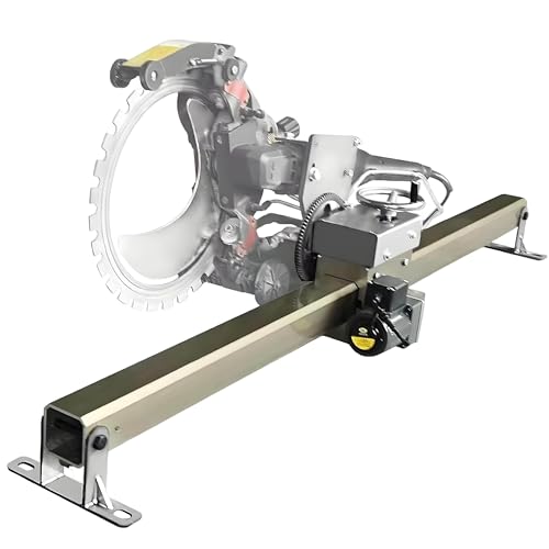 Circular Saw Track Guide, 150w Linear Rail, With Rotating Rocker, Adjustable Cutting Depth, One-Button Lifting, Suitable For Reinforced Concrete, Red Brick Walls(150cm)