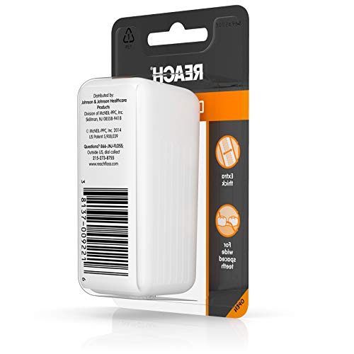 image for Reach Dentotape Waxed Dental Floss with Extra Wide Cleaning Surface fo