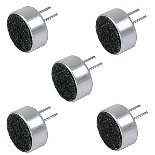 5X Micrófono de Condensador Electret 10x7mm Mic Microphone Robótica | Ya disponible en tu tienda friki favorita! En mundofriki.es!