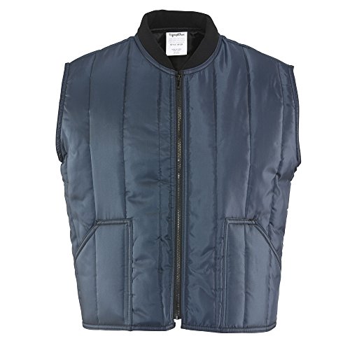 RefrigiWear Men's Econo-Tuff Lightweight Warm Fiberfill Insulated Workwear Vest