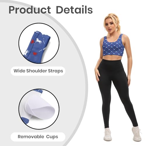 Image of Yoga top Women's Cheerleading Uniform Gym Outfit Running Crop Tops Yoga Shirts Casual Tank Top