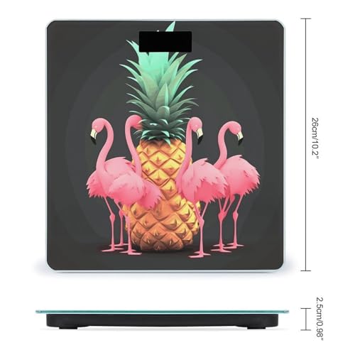 Báscula digital para peso corporal Pineapple Flamingos miniatura 2