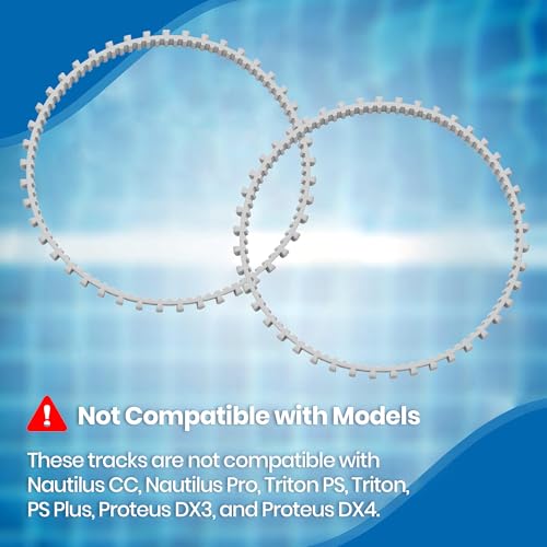 (2-Pack) Calvana Gray Pool Cleaner Timing Tracks, Compatible with Pool Cleaner Models from 2006 to Present, Part Number 3295-133, Manufacturer Code 9985006-R2