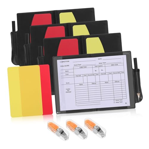 Set de silbatos y tarjetas para árbitro profesional SUPVOX miniatura 1