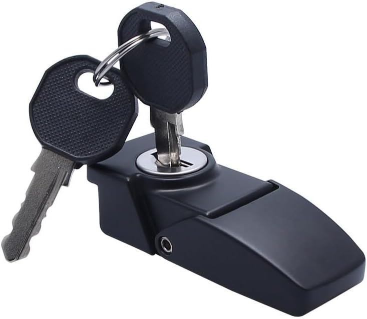 DK901 Industrial Distribution Box Cabinet Buckle Lock Switch Cabinet Door Lock Hardware Tool Box Buckle Buckle Lock(No Lock core Small Size)