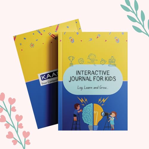 Kaanuka Diario interactivo diario de gratitud para niños con desarrollo semanal de personalidad, actividad lúdica, temas de mentalidad de crecimiento, ideal para regalo de cumpleaños de niños, regalo