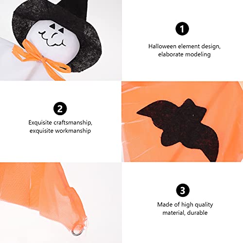 WINOMO 2 Stuks Halloween Diy Boeket Decor Bloem Mand Topper Pompoen Grimas Home Decor - Afbeelding 3