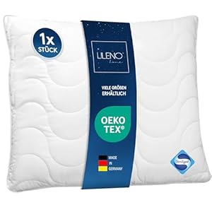 LILENO HOME Kopfkissen 80x80 Kochfest