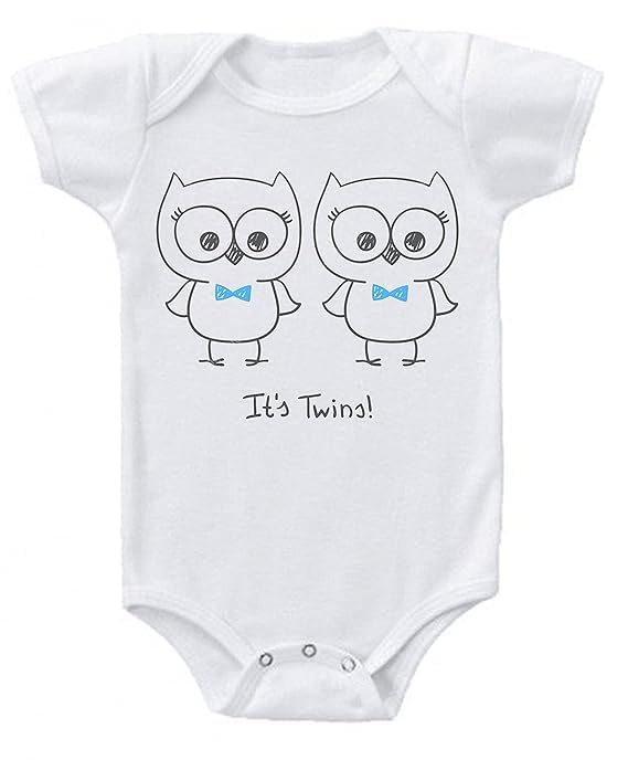 new born baby bodysuits romper half sleeves envelope neck for boys and girls made of cotton blend sleep suits overalls summer winter printe twins(3-6 Months, Its Twins 7)