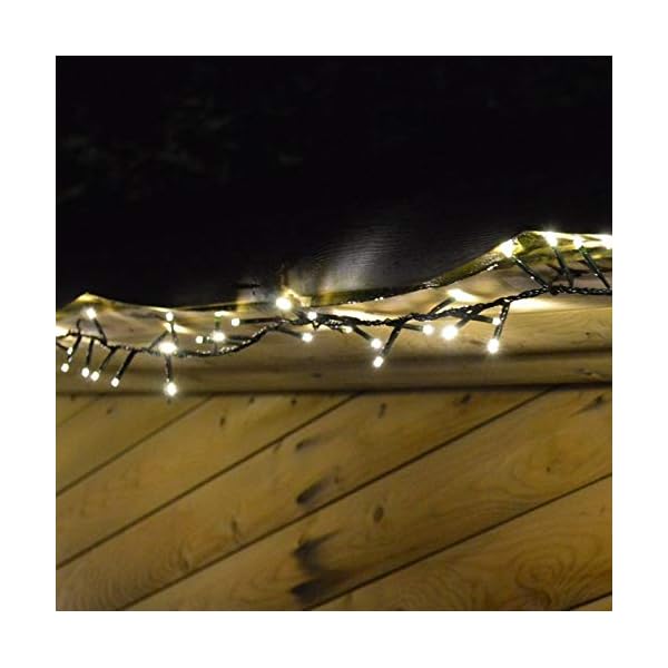Premier Decorations 1000 LED Multi Action Weihnachtsbaum Brights White – Bild 4
