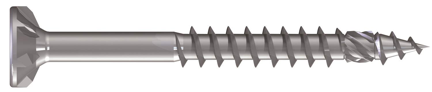 DRIBO Spanplattenschraube ETA Seko TX TG Edelstahl A4 bl. +WERA-Bit 5,0x60-120 Stk
