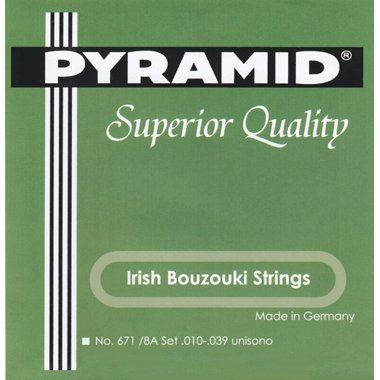Pyramid - Pyramid Irish Bouzouki Ensemble de 8 cordes avec sangle