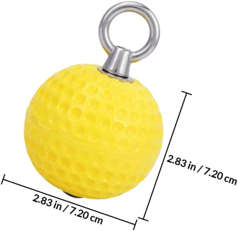 Grip Trainer and Forearm Strengthener 72mm Solid Exercise Grip Ball for Pull-up and Fitness Training Indoor Strength Training Equipment
