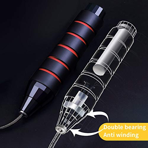 Yutrd Cujux Bearing Jump Rope Tangle-Free Jumping Rope Adjustable Skipping Rope Speed Equipments Jump Skipping #TOP2