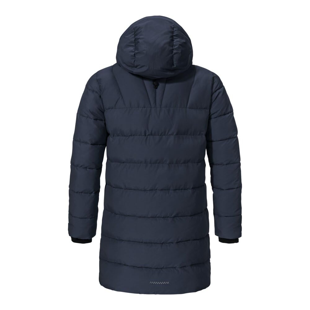 Schöffel Damen Ins Parka Style Boslix WMS, wärmende Winterjacke mit synthetischer Daune, wind- und wasserabweisende Funktionsjacke mit gefütterter Kapuze