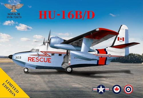 モデルズビット Modelsbit 1/72 Grumman SHU-16B/D Albatros Rescue Boat, USA, Canada and Others (SOVA-M Brand) Plastic Model MVS72079 (Airplane)