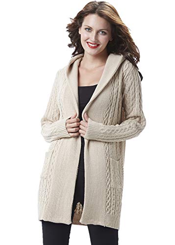 Image of SIMPLY COUTURE Women's Casual Pullover Cable-Knit Oversize Sweater