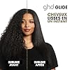 ghd - Brosse chauffante ghd Glide - Brosse Lissante (Noire) - Lissage rapide, facile - Résultats sans frisottis - Utilisation sur cheveux secs - Sans chaleur extrême - Idéal pour tous types de cheveux