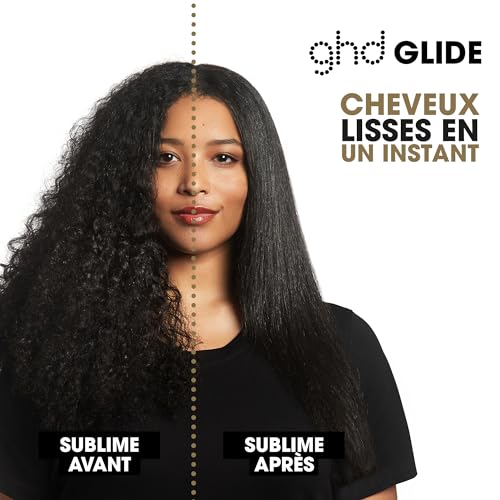 Brosse lissante ghd Glide brosse chauffante pour lissage rapide sur cheveux secs