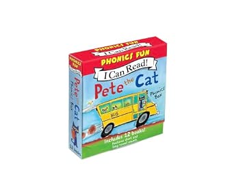 Pete the Cat 12-Book Phonics Fun! A Box of 12 Mini-Books Featuring Short and Long Vowel Sounds