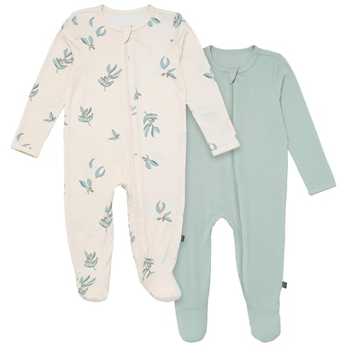 Image of Modern Moments by Gerber unisex-baby Viscose 2-pack Sleep 'N Play With Mitten Cuffs