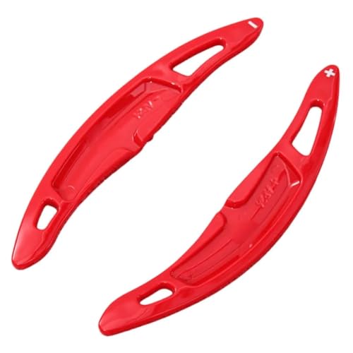 �p�h���V�t�^�[ Compatible With Porsche For Panamera For Macan For Cayenne 911 718 For Spyder 918 �Ԃ̃X�e�A�����O�z�C�[�����A�V�t�g�p�h�� �p�h���V�t�^�[�L�b�g(Red)