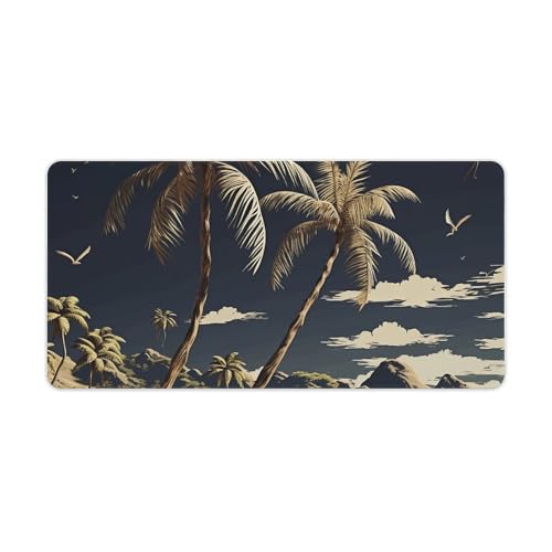 Tapis de souris de grande taille pour créer un coin bureau palmier élégant chez soi