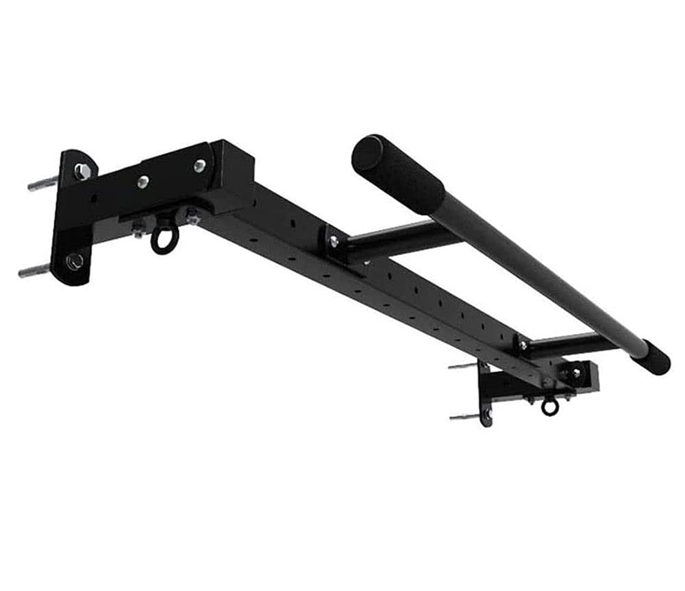 HTTGDGDH Wall Mounted Chin Up Bar, Professional Indoor Gymnastics Bar Home Fitness Equipment, Multi Grip Pull Up Bar, Ideal For Indoor And Outdoor Use, Maximum Weight 440 Lbs,