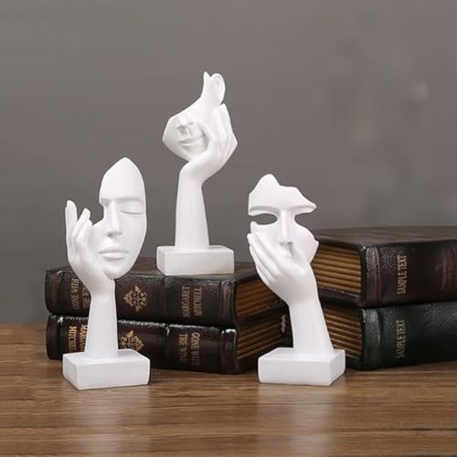 Estatua Abstracta Decorativa de Cara para Escritorio miniatura 5
