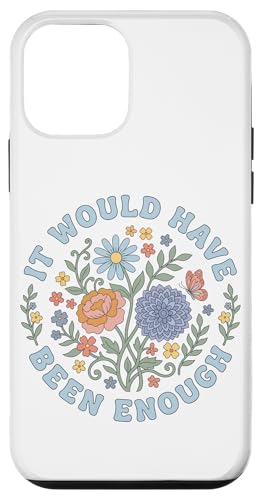 Groovy Retro Floral It Would Hen Enough Quiet Faith �X�}�z�P�[�X iPhone 12 mini �p