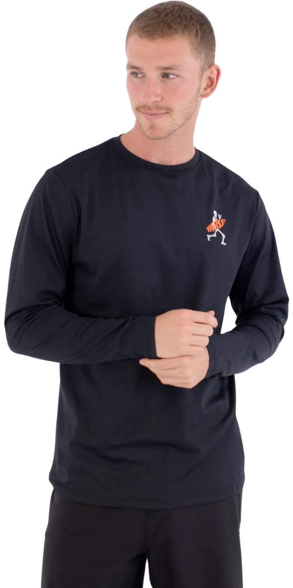 Hurley Men's Long-Sleeved Surf Lycra - Flamengue T-Shirt Hombre