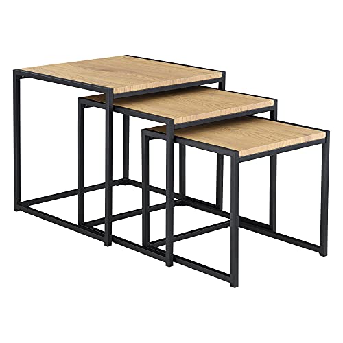 [en.casa] Beistelltischset Ringsaker 3er Set Couchtisch 3-TLG....